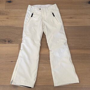 Bogner kids white cream ski snow pants size 128-134 (8-9 years)